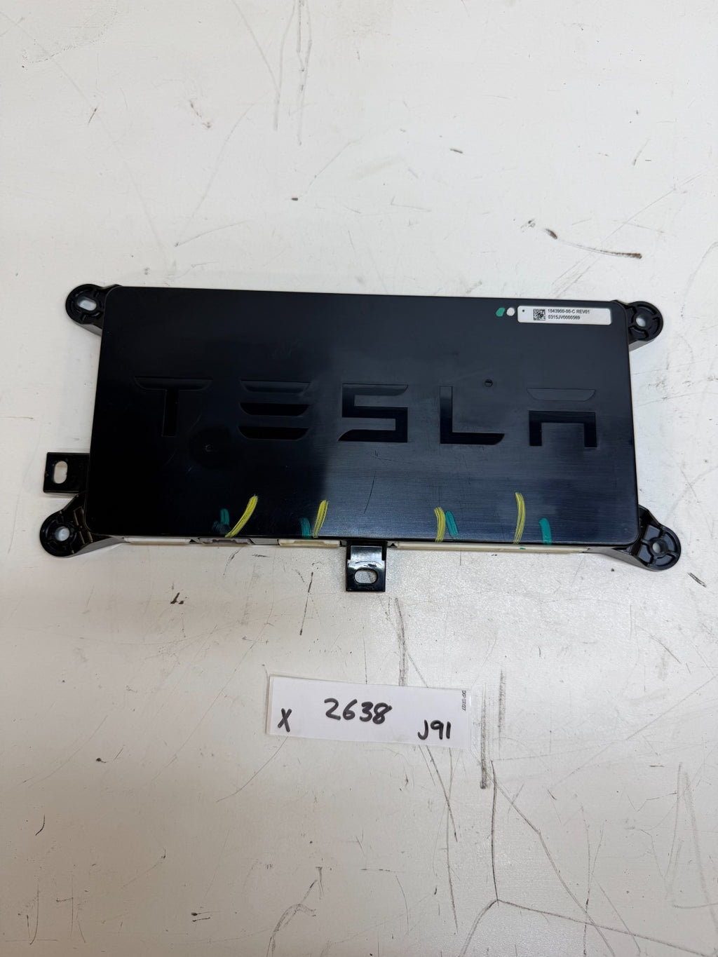 2016-20 Tesla Model X Rear Body Chassis Control Module BCM Computer 1043900-00-C