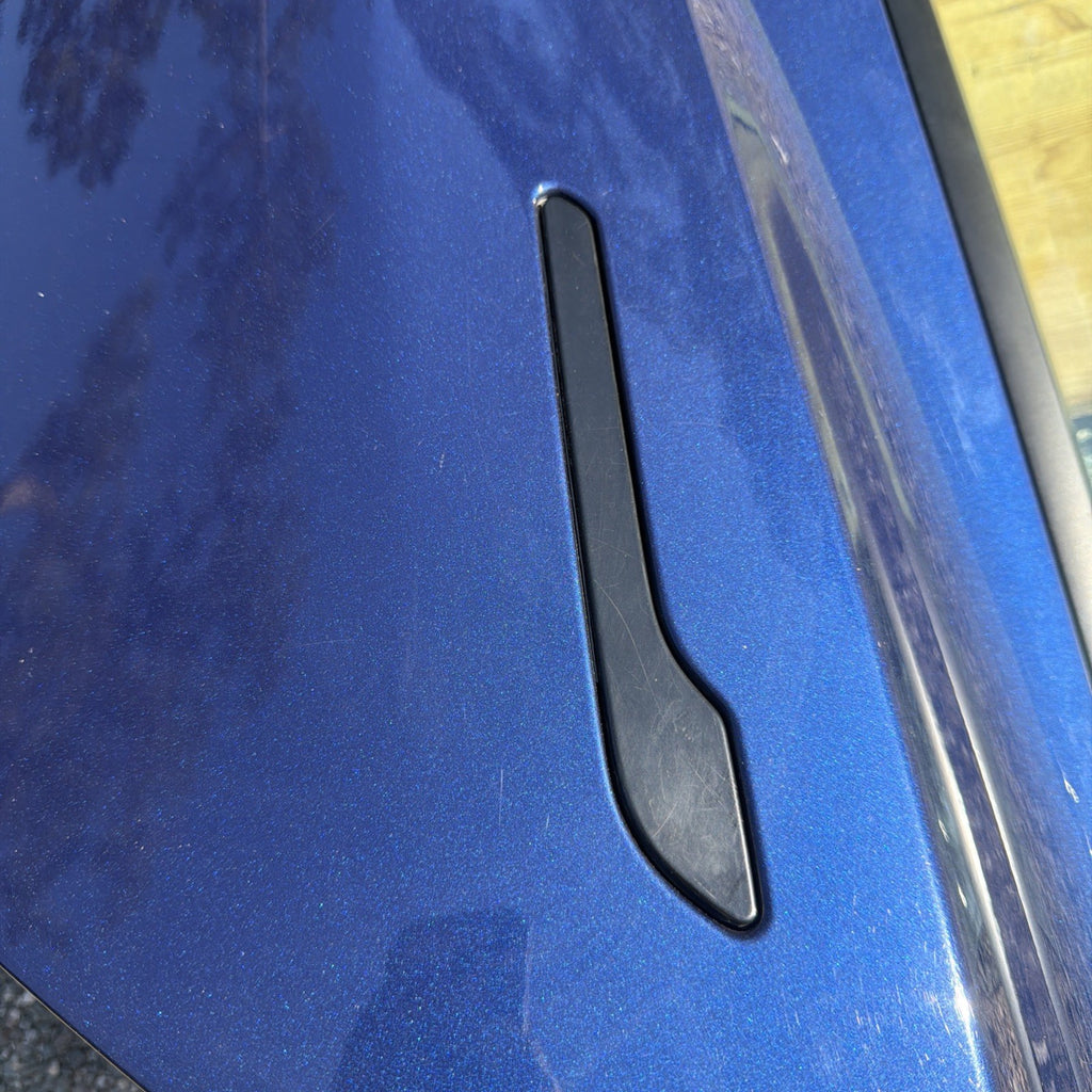 21-23 OEM Tesla Model 3 Rear Left Driver Side Door Shell Panel COMPLETE BLUE