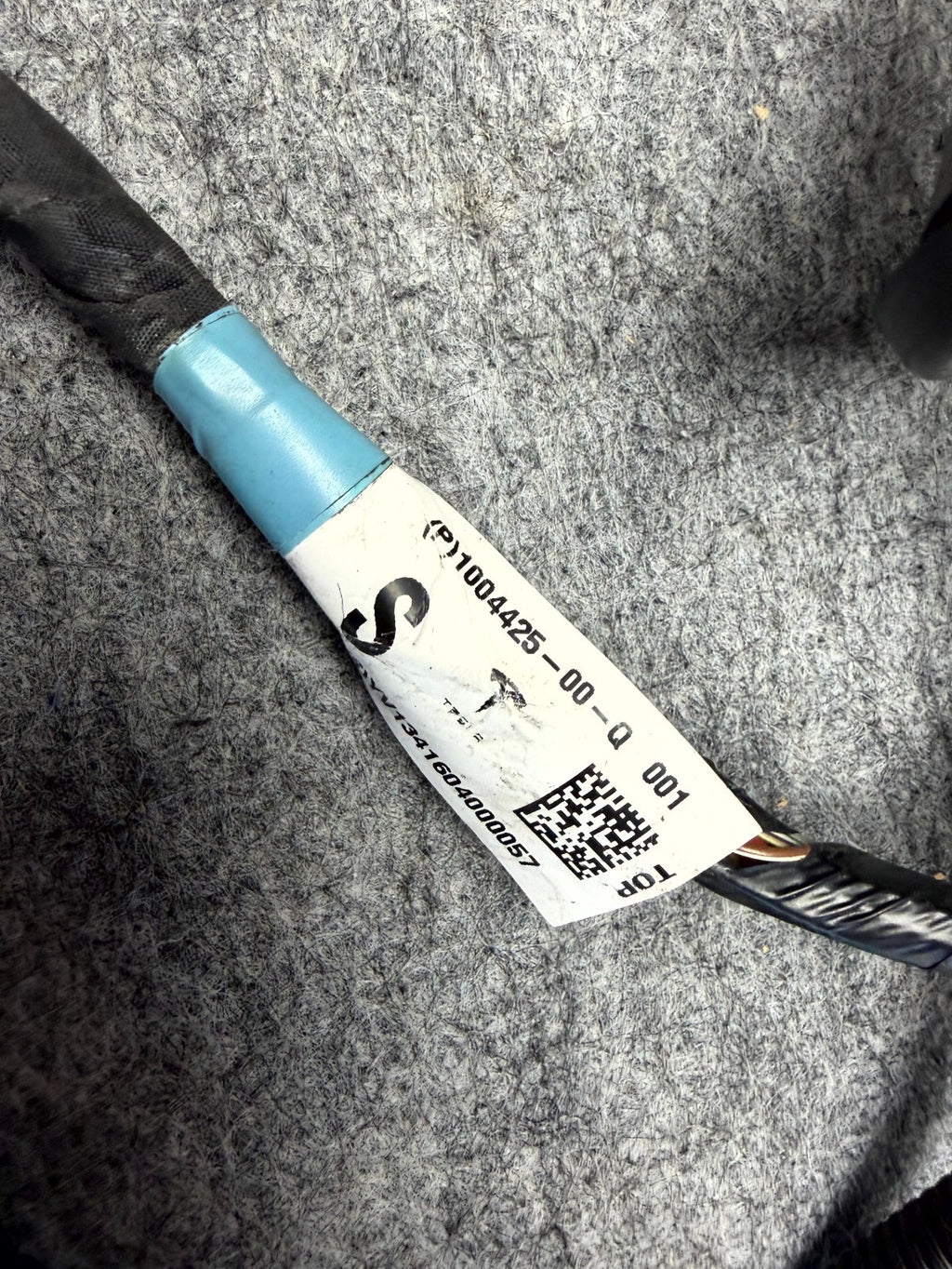 ♦️16-20 TESLA MODEL S REAR LEFT DOOR WIRING HARNESS WIRE LOOM OEM, 1004425-00-Q