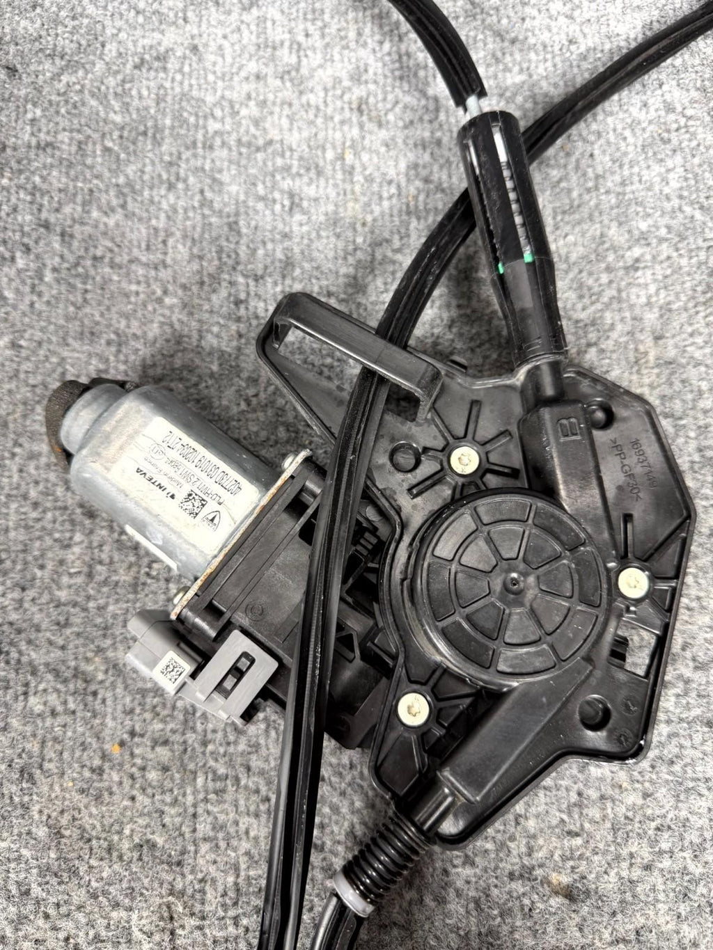 2016-2020 Tesla Model X Front Left Side Window Motor Regulator OEM, 1028818-00-F