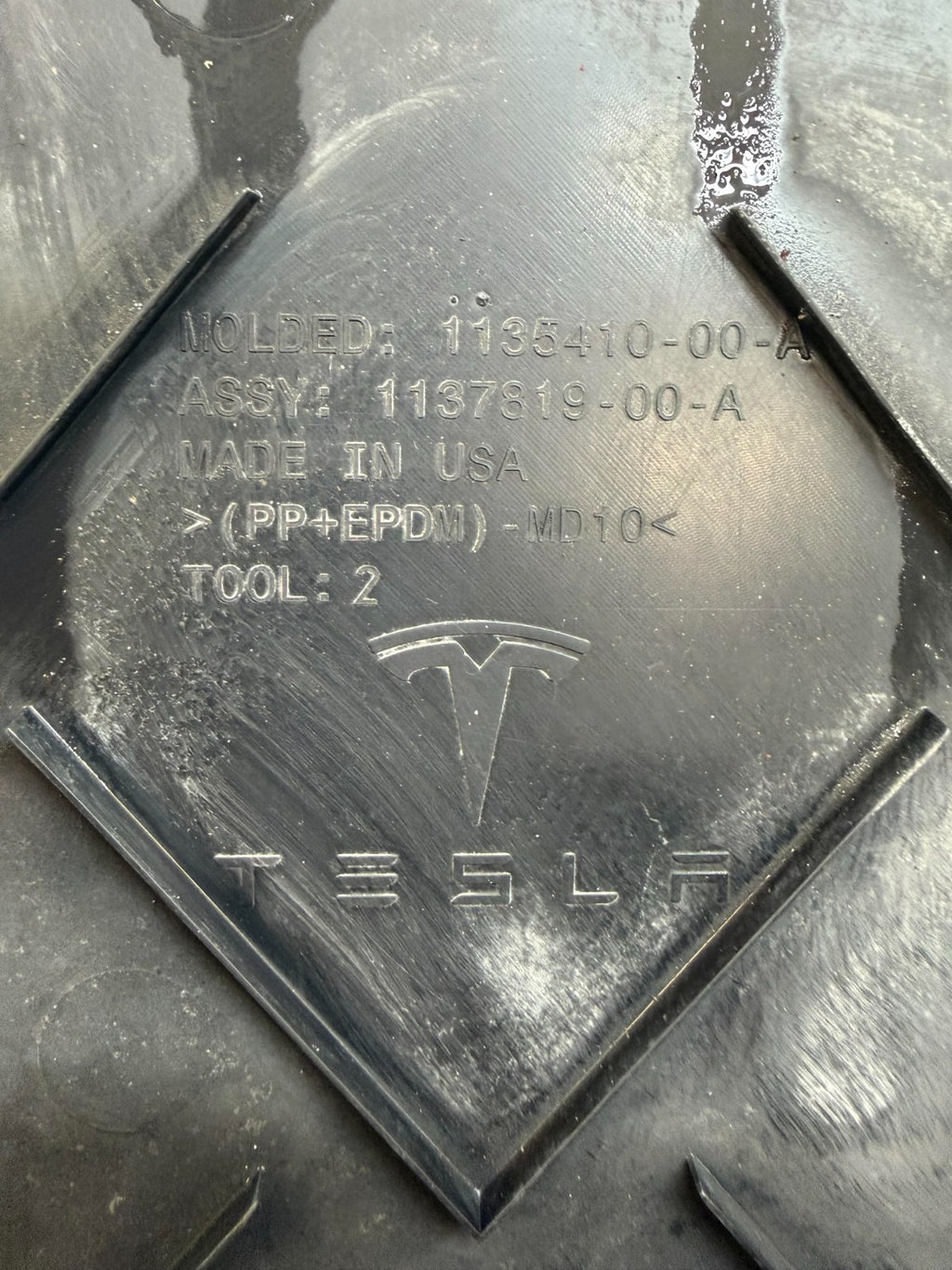 2021-2023 Tesla Model 3 M3 Rear Bumper Under Body Splash Shield Cover OEM