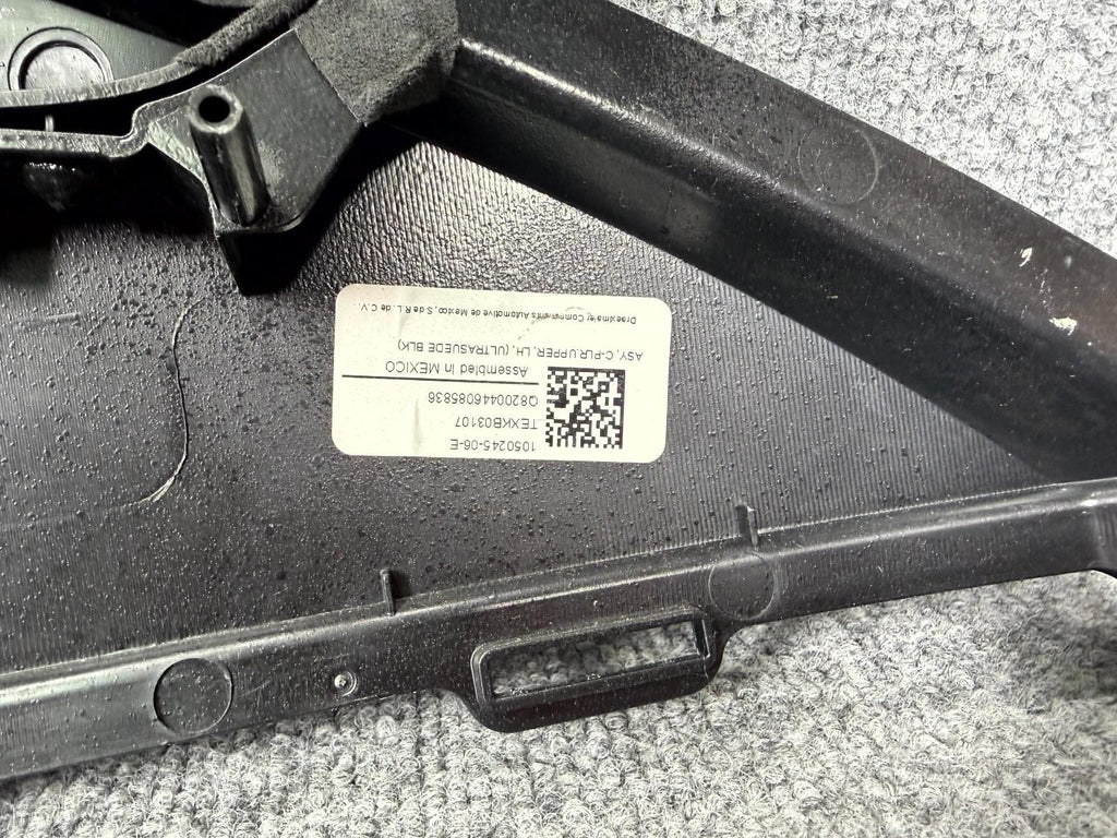 2016-2020 Tesla Model X Rear Left Upper C-Pillar Cover Trim OEM, 1035958-XX-B