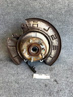12–16 TESLA MODEL S REAR RIGHT SPINDLE KNUCKLE HUB W/ DUST SHIELD OEM, 600702400