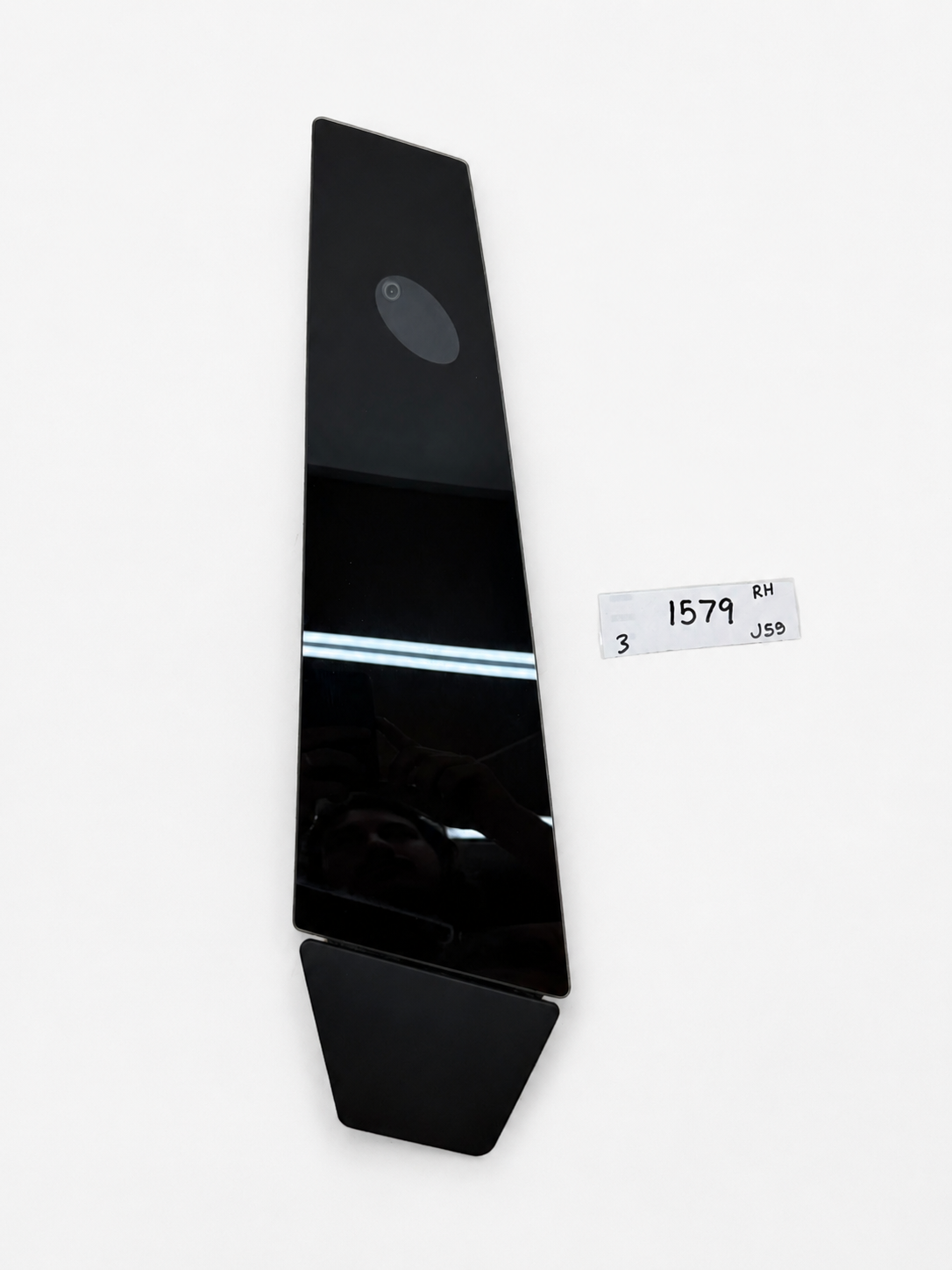 2017 - 2023 Model 3 Right B-Pillar Glass Trim w/ Camera 1100441-00-B