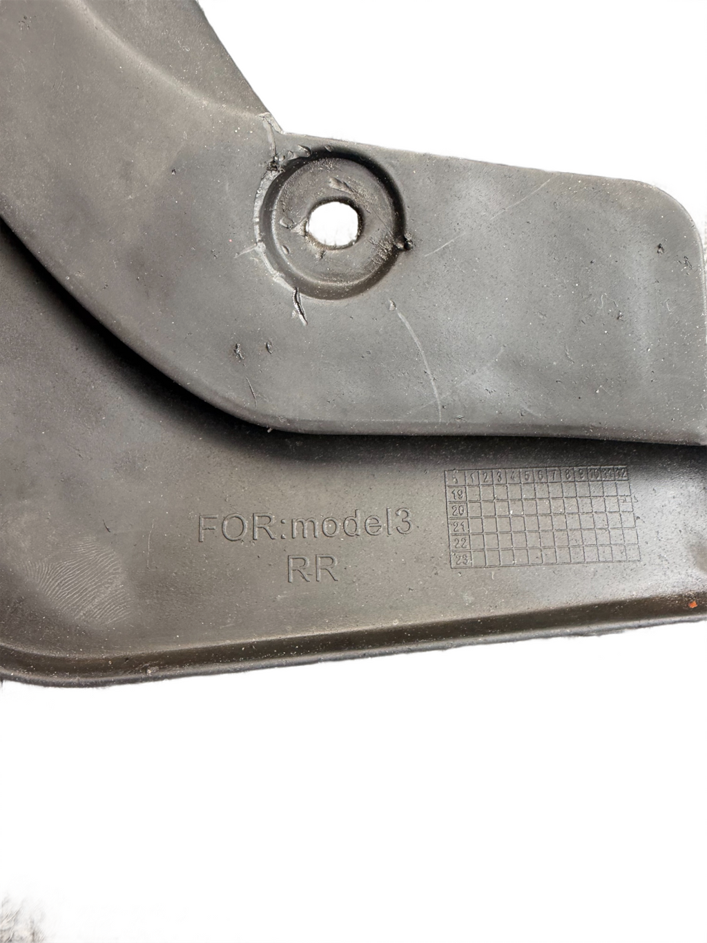 2017-2023 Tesla Model 3 M3 Rear Right Passenger Side Mud Flap