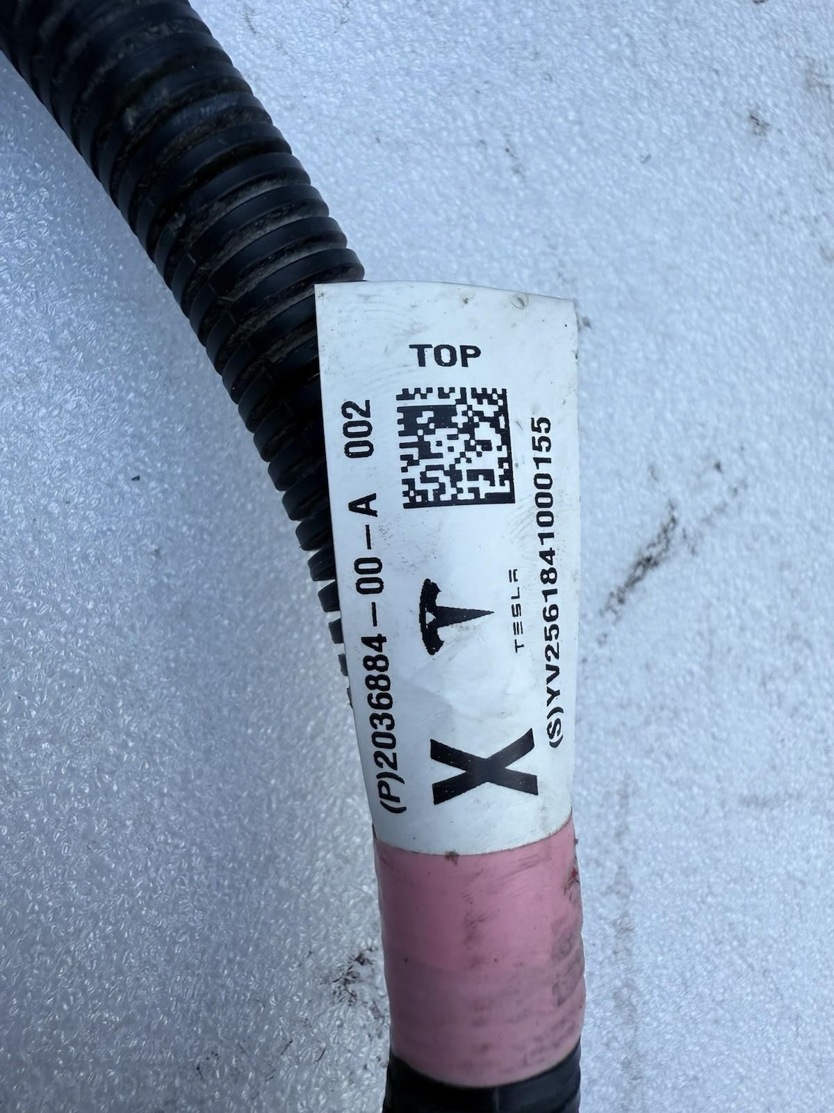 ♦️2016-2020 TESLA MODEL X BATTERY NEGATIVE CABLE WIRE HARNESS OEM, 2036884-00-A
