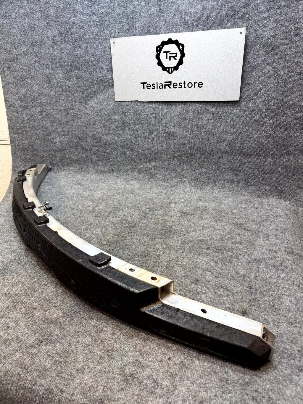 2017 - 2023 TESLA MODEL 3 FRONT UPPER REINFORCEMENT IMPACT BAR OEM, 1104667-00-F