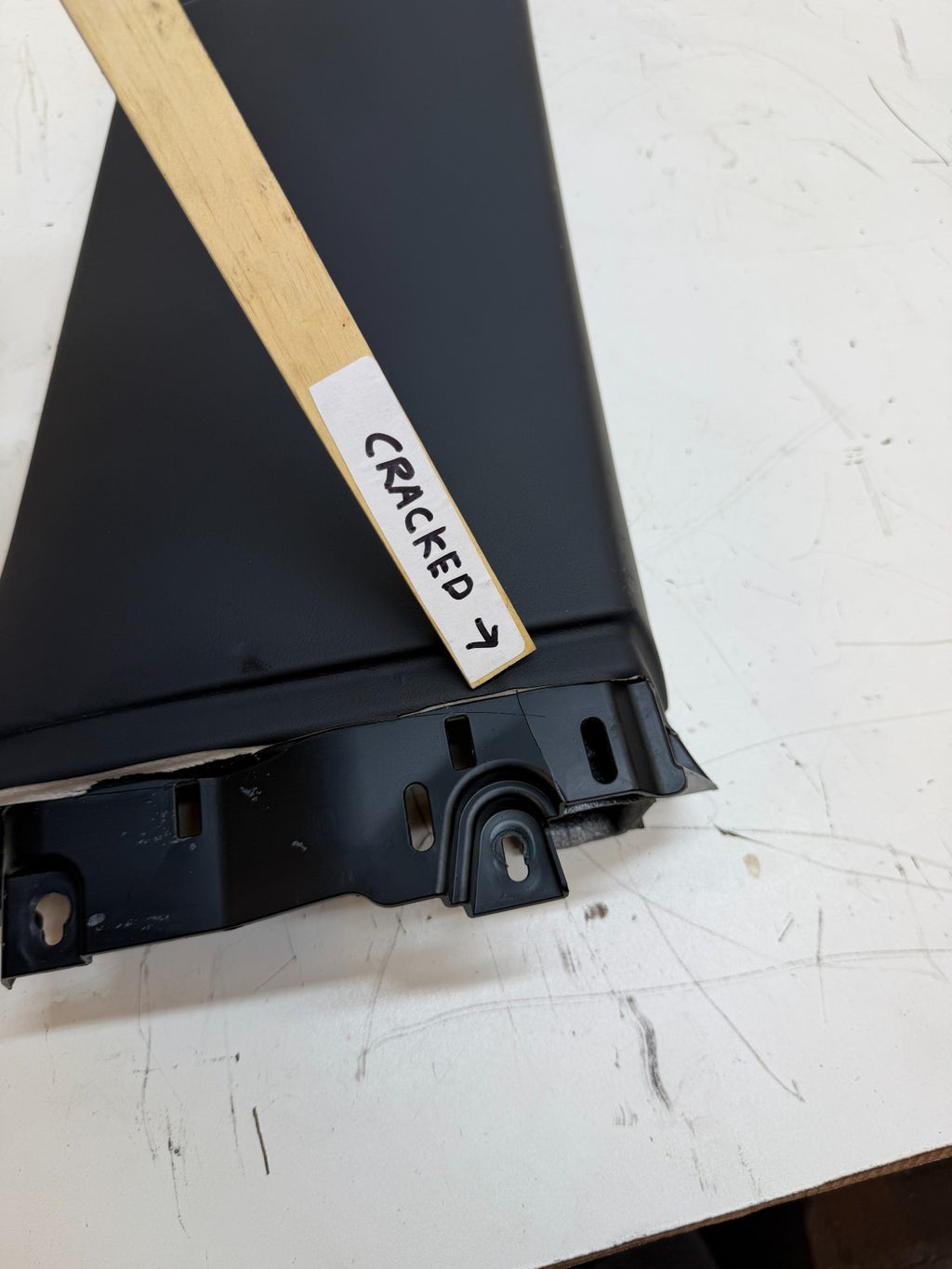 2016-20 Tesla Model X Right Passenger Side B-Pillar Lower Trim Cover Panel OEM