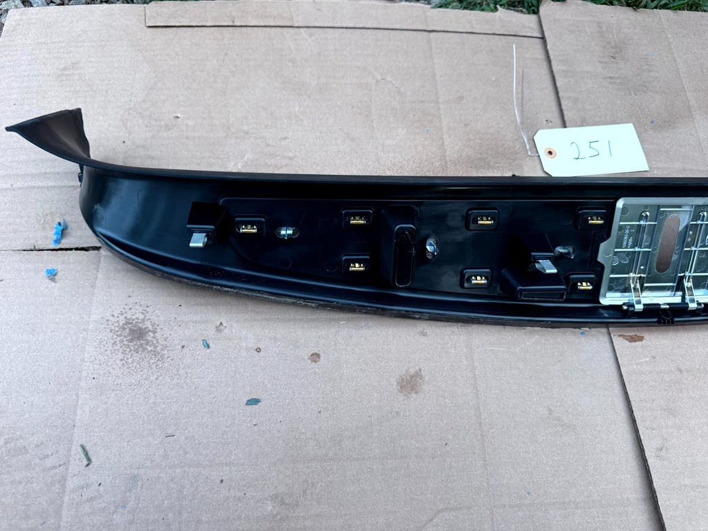 ♦️2016-2020 Tesla Model X Rear Trunk Latch Lock Sill Scuff Plate Trim,105038100D
