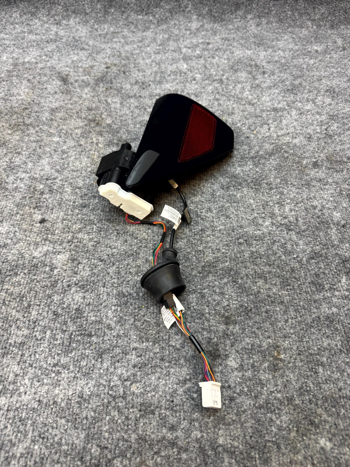 2017-2023 TESLA MODEL 3 LEFT CHARGE PORT DOOR REFLECTOR & COVER OEM, 156630200G