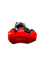 2020-2024 TESLA MODEL Y REAR LEFT BREMBO BRAKE CALIPER RED OEM, 1188643-00-C