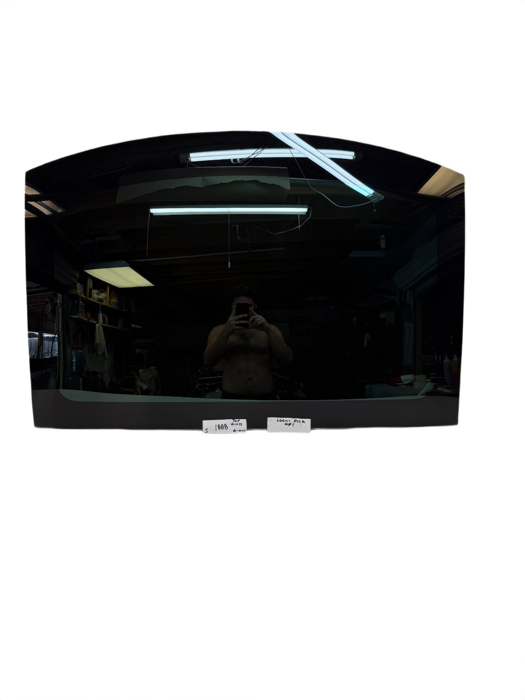 2015-17 Model S Panoramic Roof Moving Sunroof Glass (Front Section) 1077866-00-A