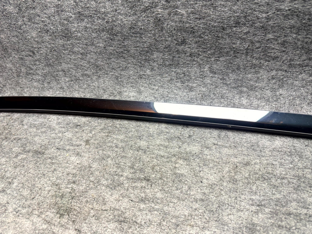 ♦️12-20 TESLA MODEL S REAR LEFT SIDE DOOR CHROME BELT MOLDING OEM, 1038395-80-A