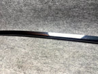 ♦️12-20 TESLA MODEL S REAR LEFT SIDE DOOR CHROME BELT MOLDING OEM, 1038395-80-A