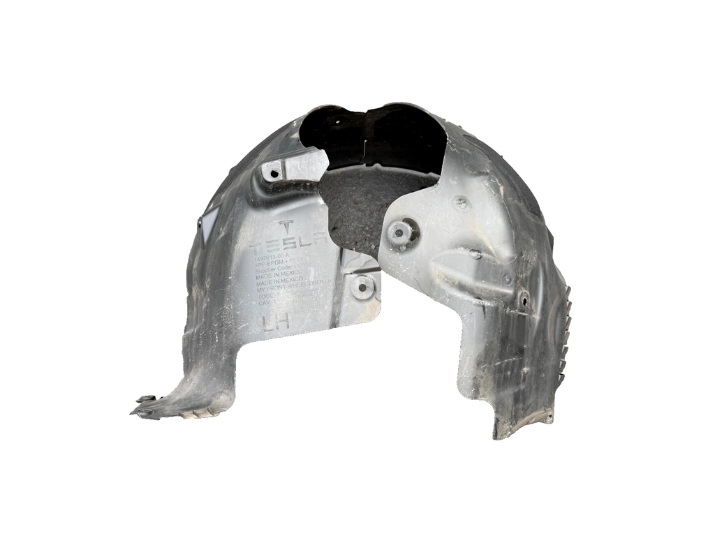 ♦️2020-2024 TESLA MODEL Y FRONT LEFT WHEEL FENDER LINER SHIELD OEM, 1492613-00-A