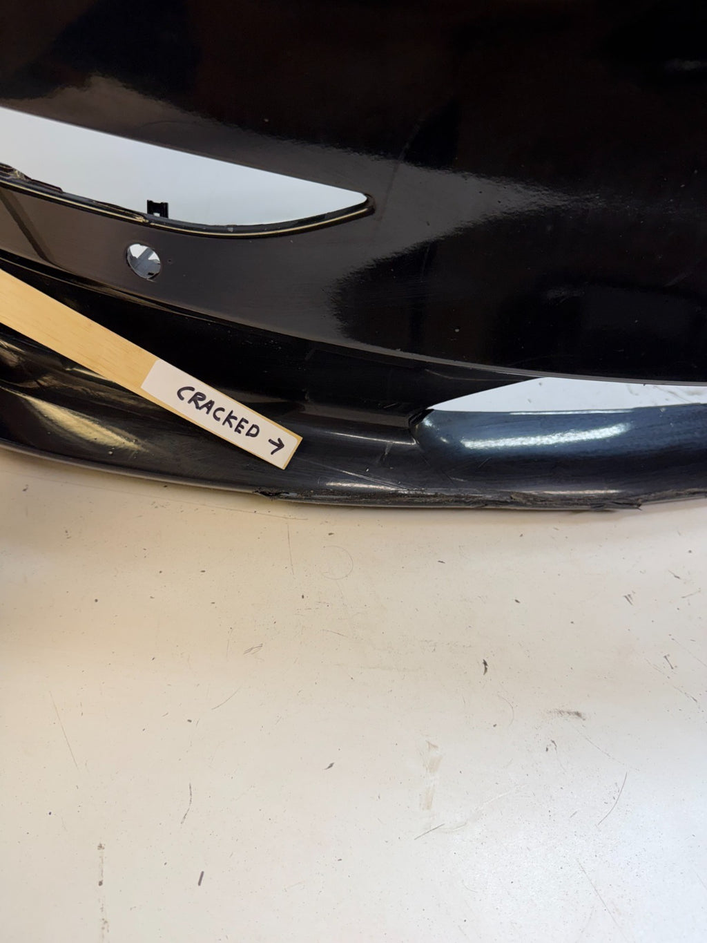 2017-2023 Tesla Model 3 Front Bumper Cover Panel w/ Park Sensor Hole Assembly