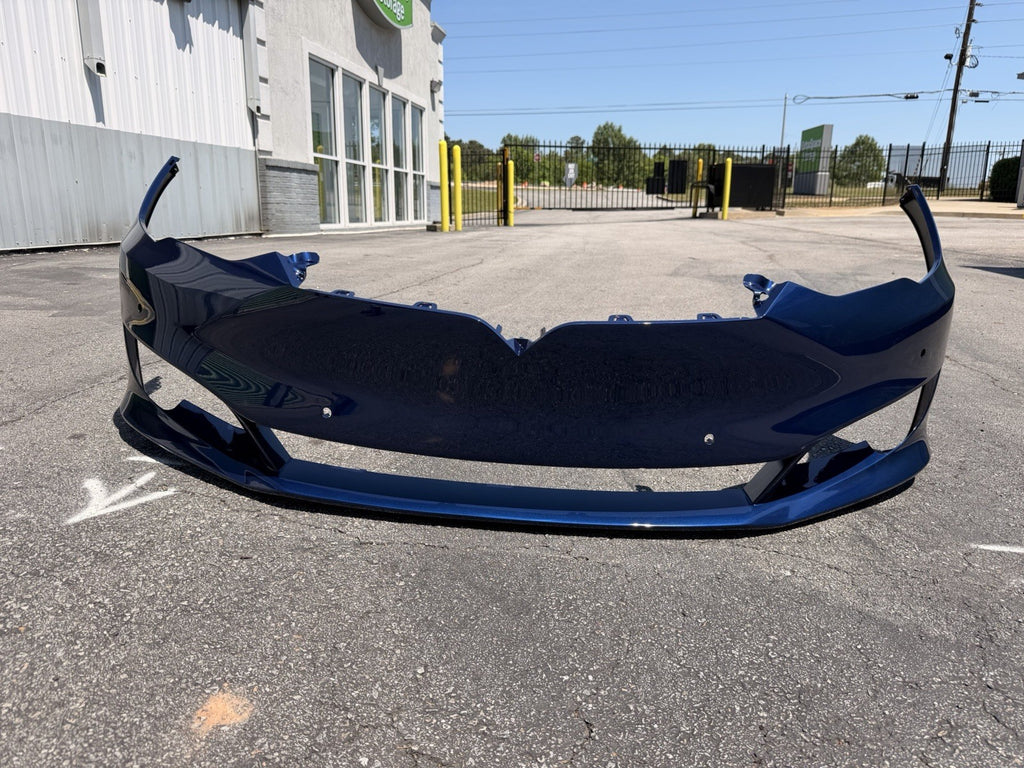 2016-2020 OEM Tesla Model S Front Bumper Cover Panel Black BLUE OEM
