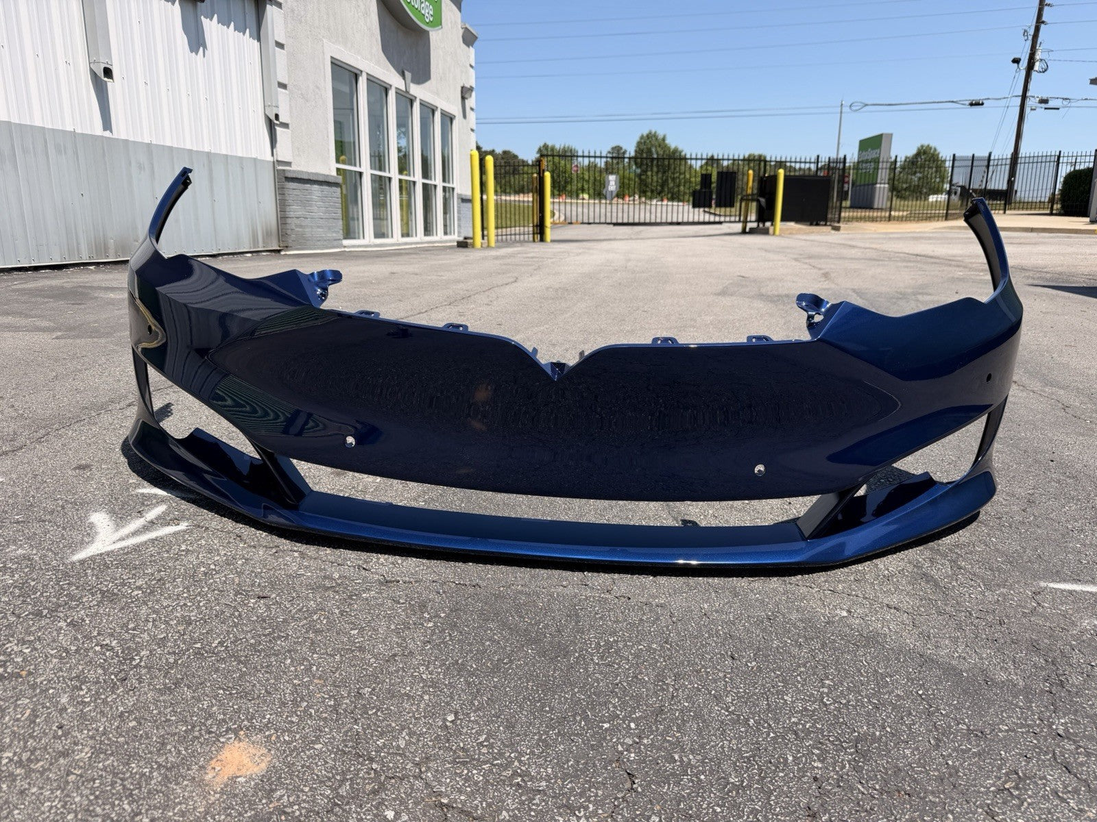 2016-2020 OEM Tesla Model S Front Bumper Cover Panel Black BLUE OEM
