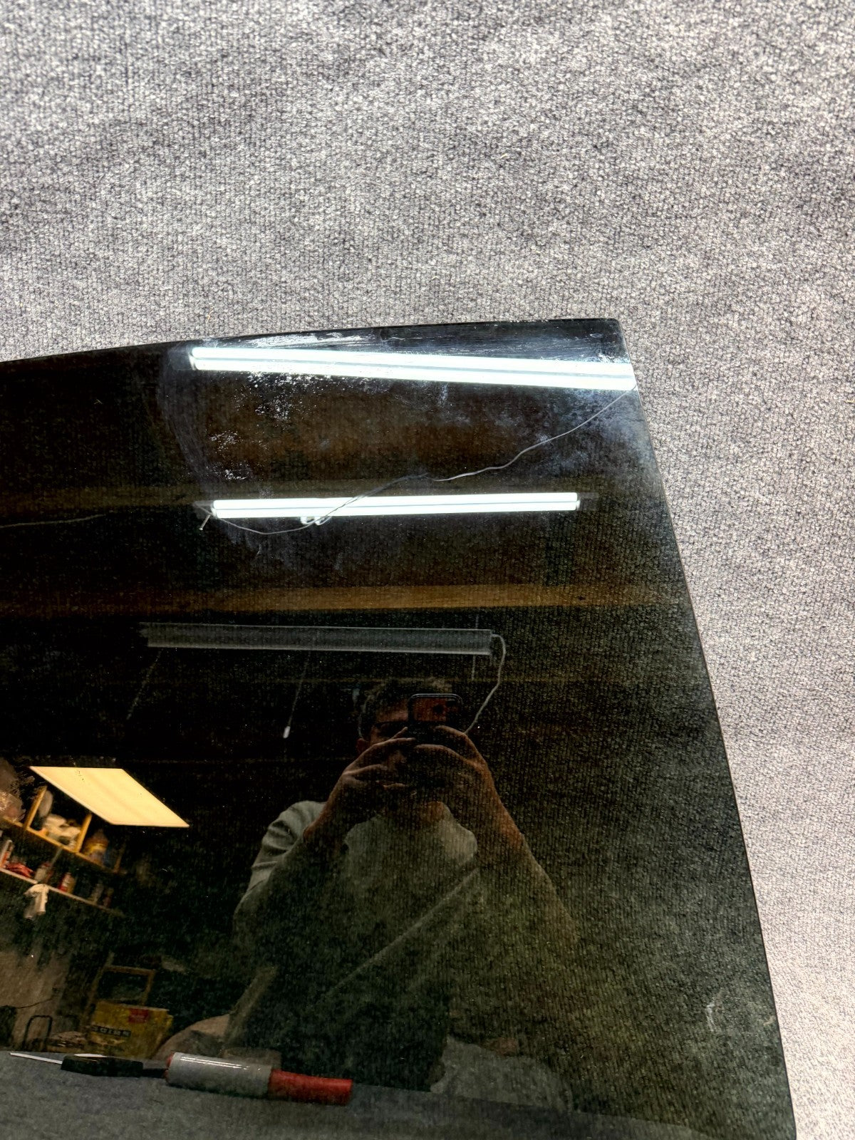 2020 - 2024 TESLA MODEL Y REAR RIGHT SIDE DOOR WINDOW GLASS OEM, 43R-014553