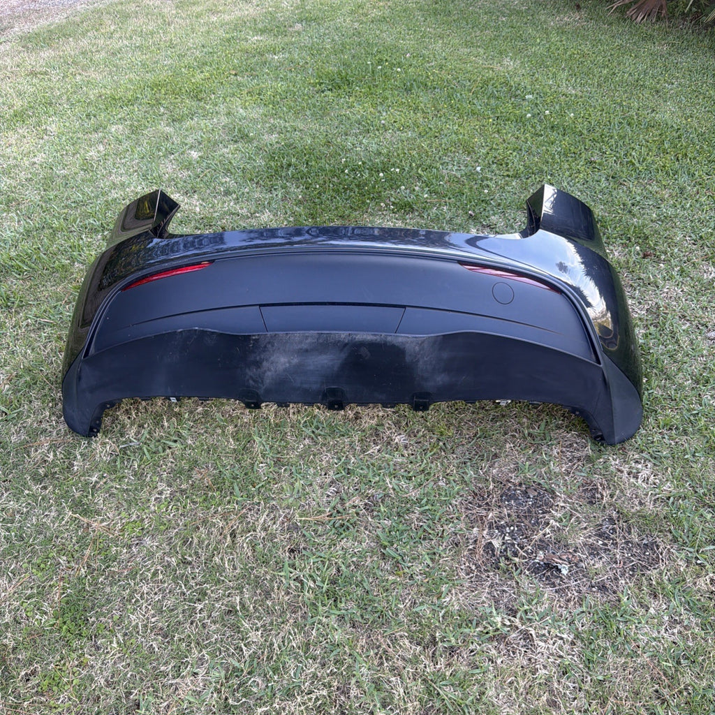 23-24 Model Y Rear Bumper Cover + Lower Valance Diffuser Gray PN01 1494005-00-B