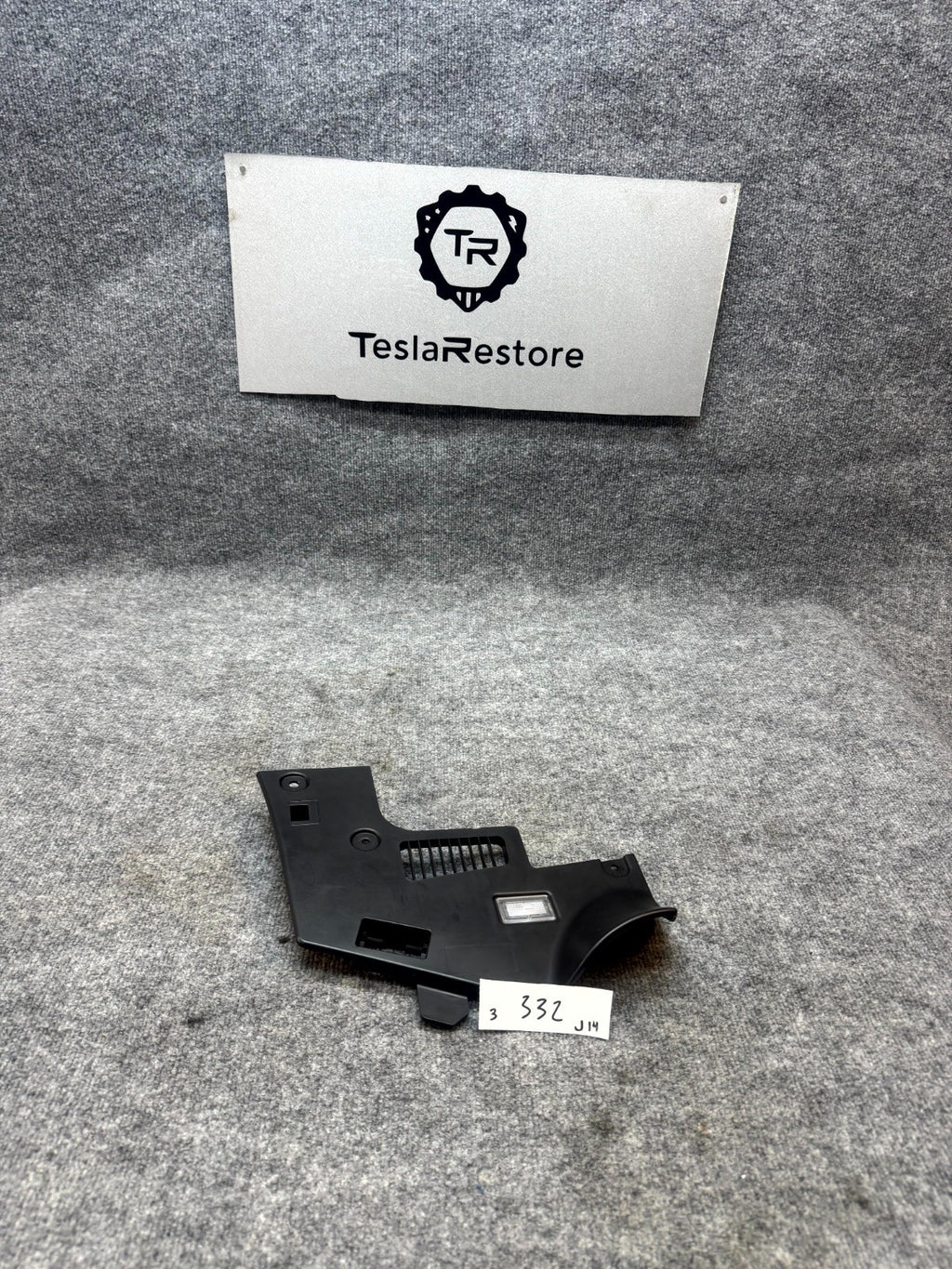 2017‑2023 TESLA MODEL 3 UNDER DASH LEFT SIDE LOWER COVER TRIM OEM, 1100579-00-H