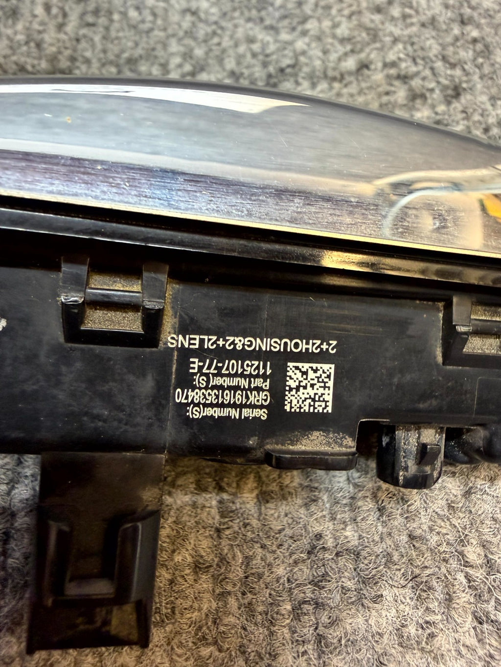 2017–2020 TESLA MODEL 3 RIGHT SIDE FENDER CAMERA SIGNAL OEM, 1125107-77-E