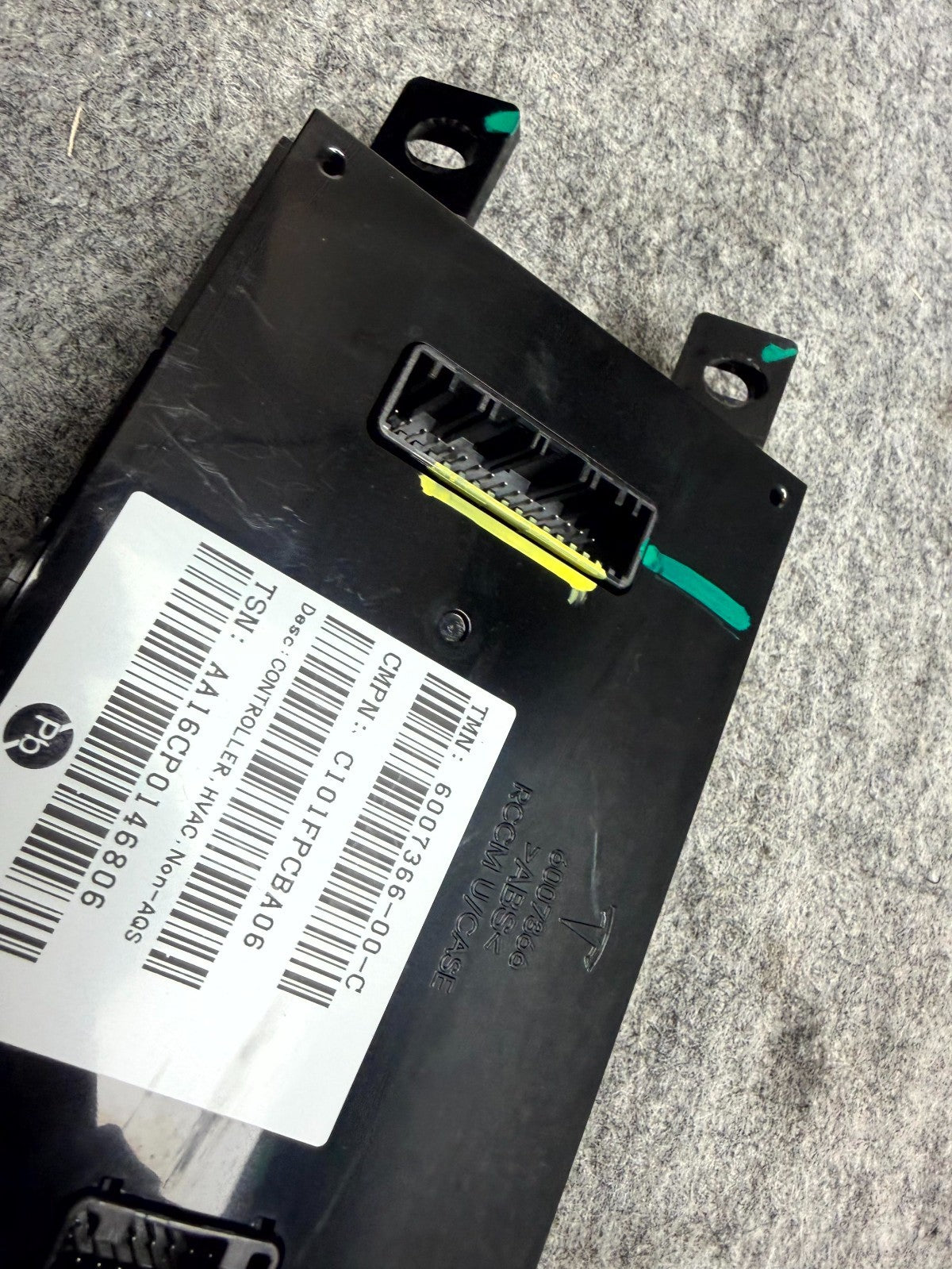 ♦️12 - 20 TESLA MODEL S AC HEATER CLIMATE CONTROL MODULE UNIT OEM, 6007366-00-C
