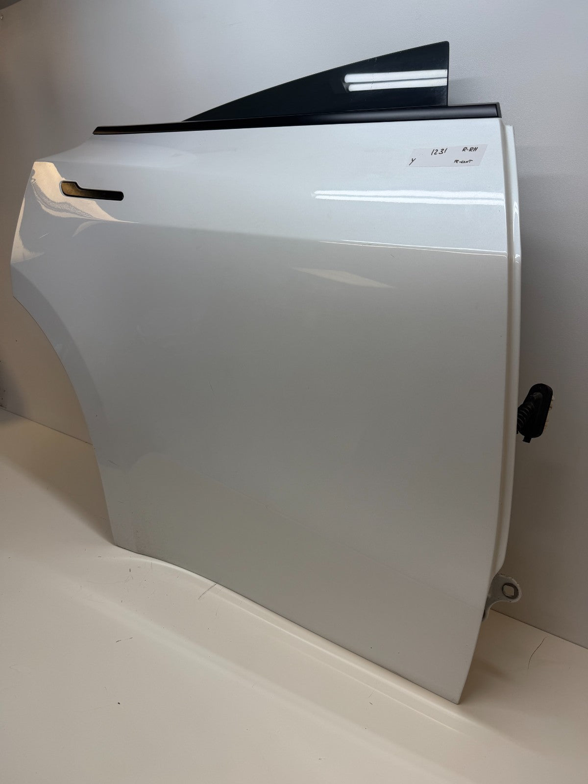 2020-24 Tesla Model Y Rear Right Passenger Side Complete Door Assembly White