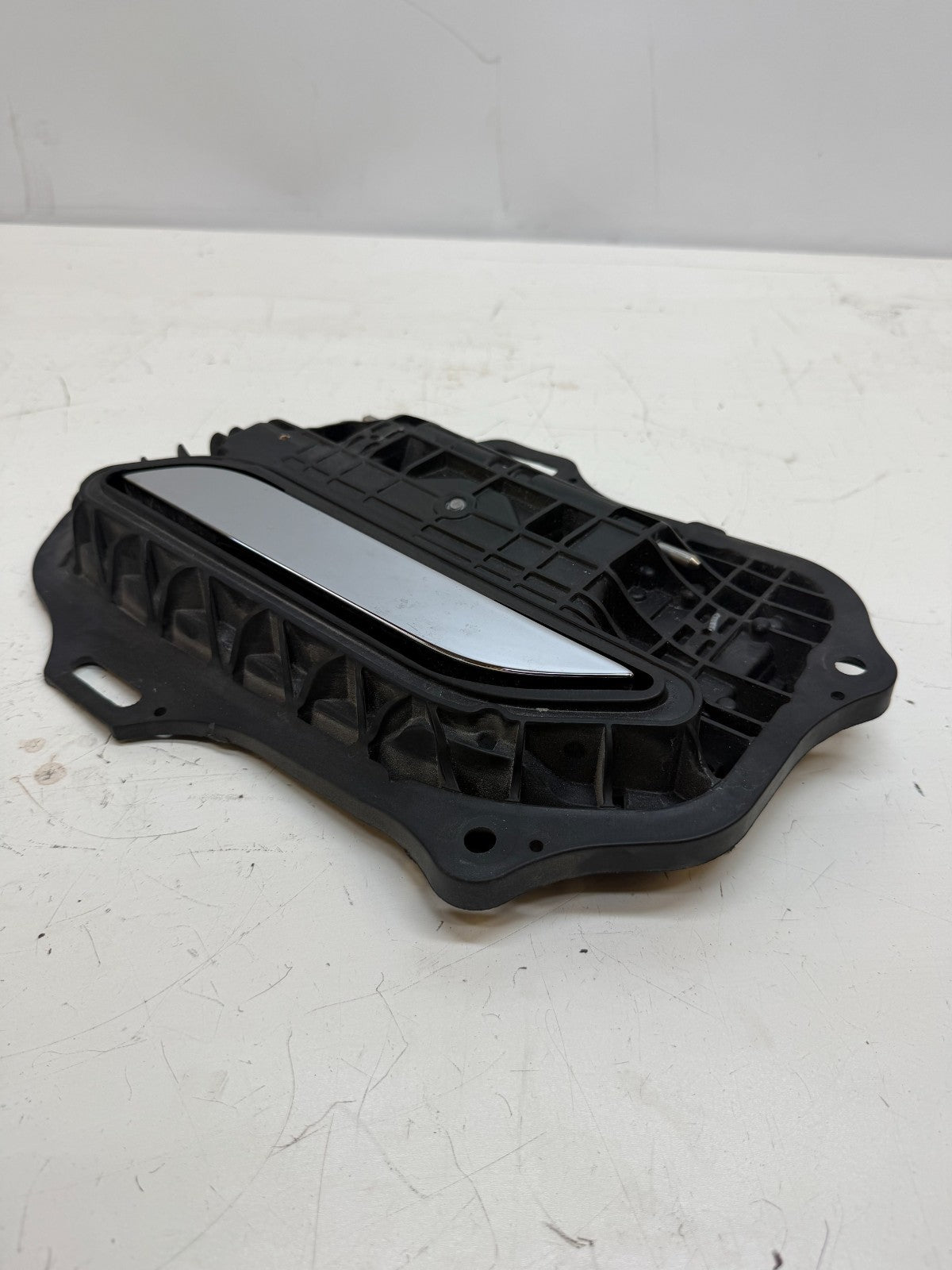 12-16 Tesla Model S Rear Exterior Door Handle Outside Outer Left 1008982