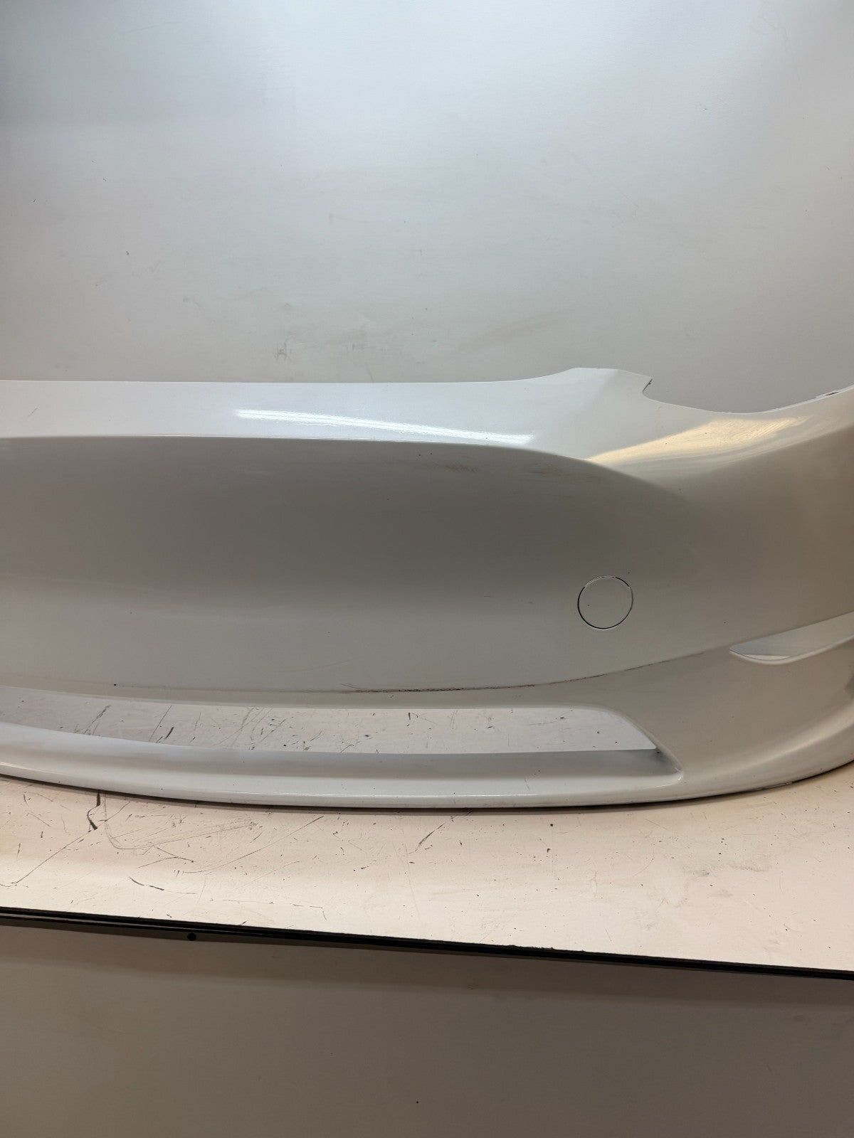 2022-2024 Tesla Model Y Front Bumper Cover w/o Sensor Holes OEM 1687994-TX-A