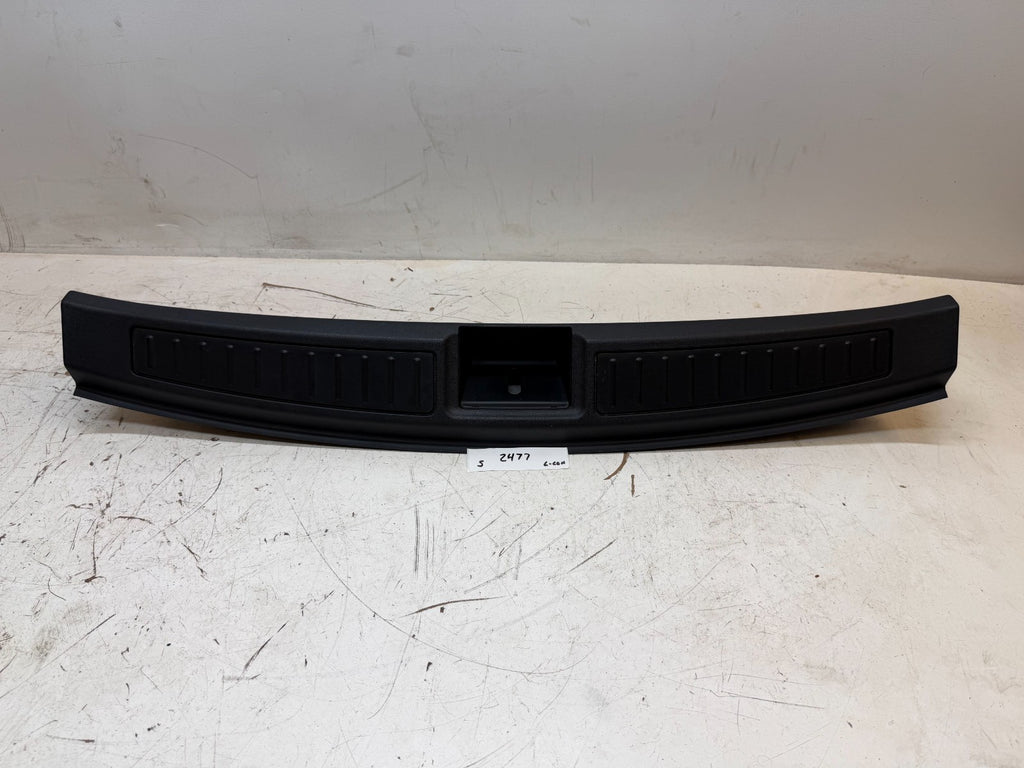 2012-2020 TESLA MODEL S REAR TRUNK SCUFF SILL PLATE MOLDING TRIM OEM