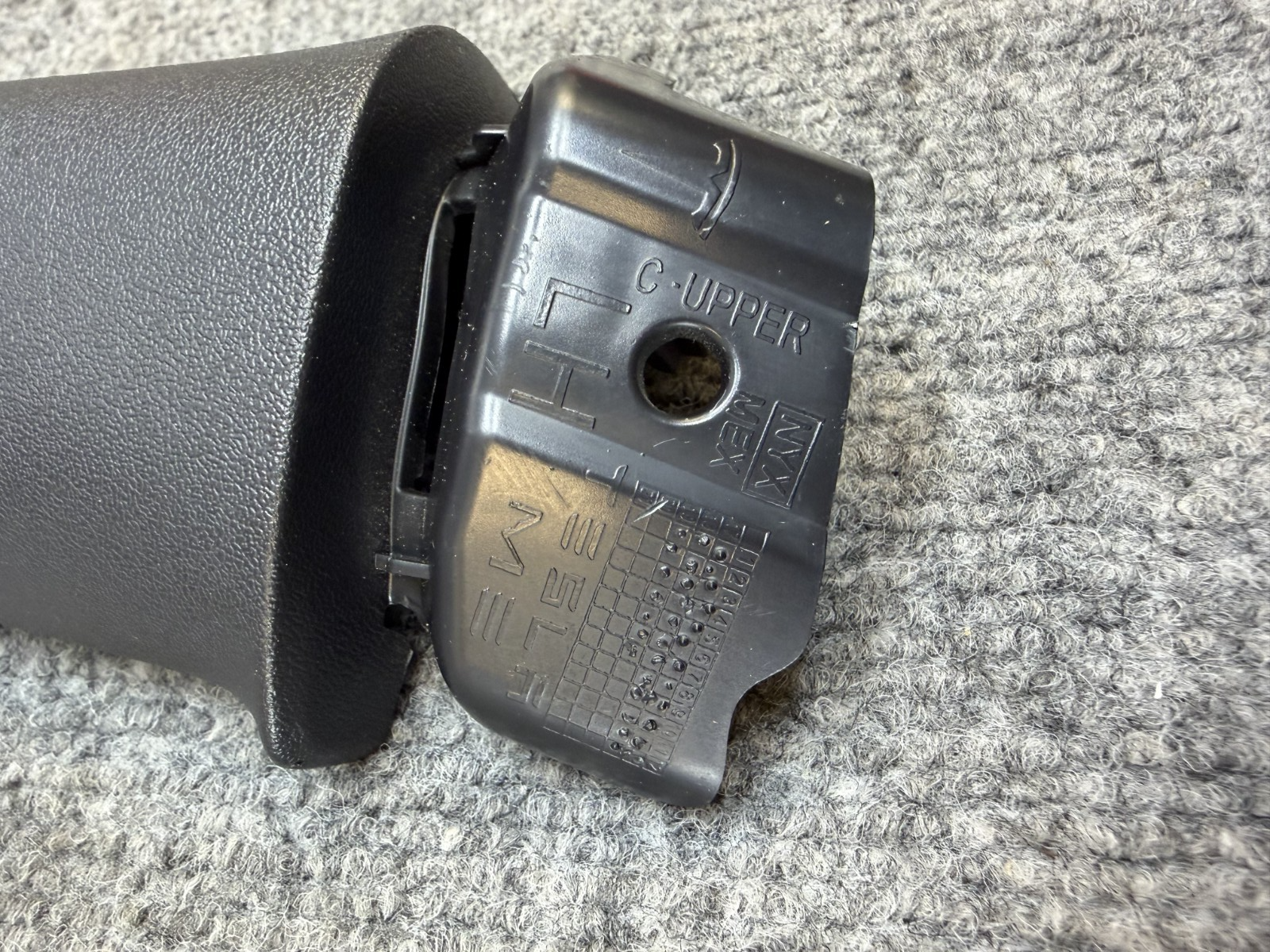 2017-2023 TESLA MODEL 3 REAR LEFT SIDE UPPER C PILLAR COVER TRIM OEM, 108627300G