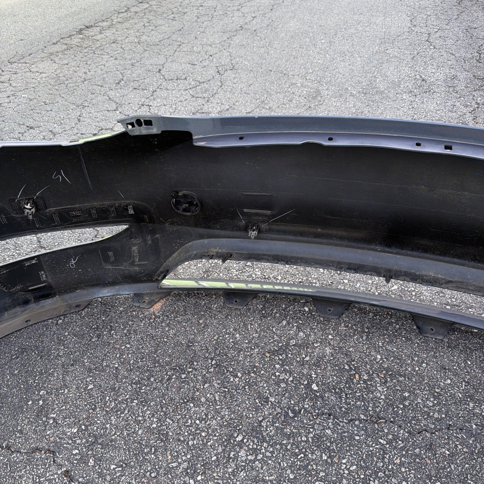 20-22 Model Y Front Bumper Cover Gray w/ Sensor Holes -  PMNG OEM 1606844-17-A