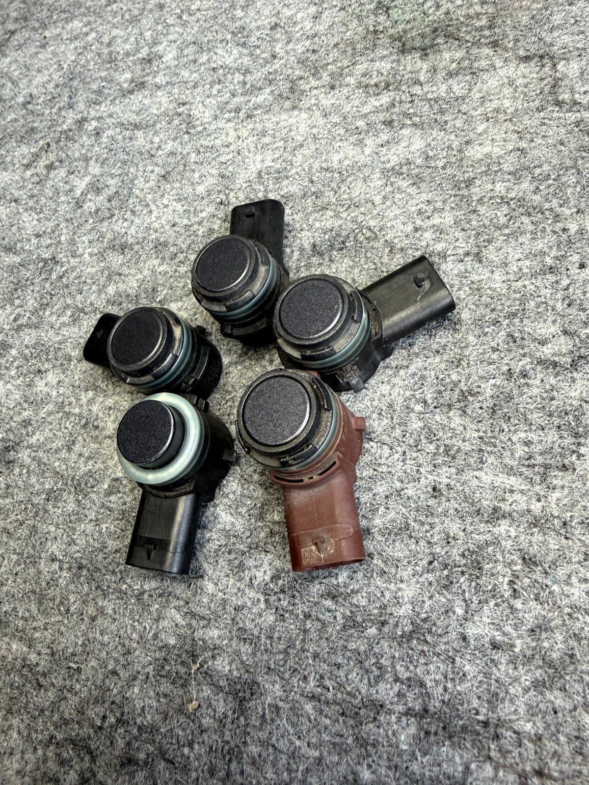 ♦️17-23 TESLA MODEL 3 5X BUMPER PARKING ULTRASONIC PDC SENSOR OEM, 1127503-08-C