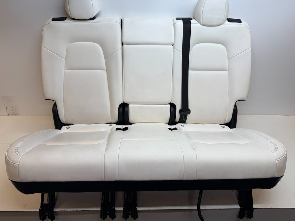 2017-2023 TESLA MODEL Y FRONT & REAR SET OF SEATS ASSY WHITE