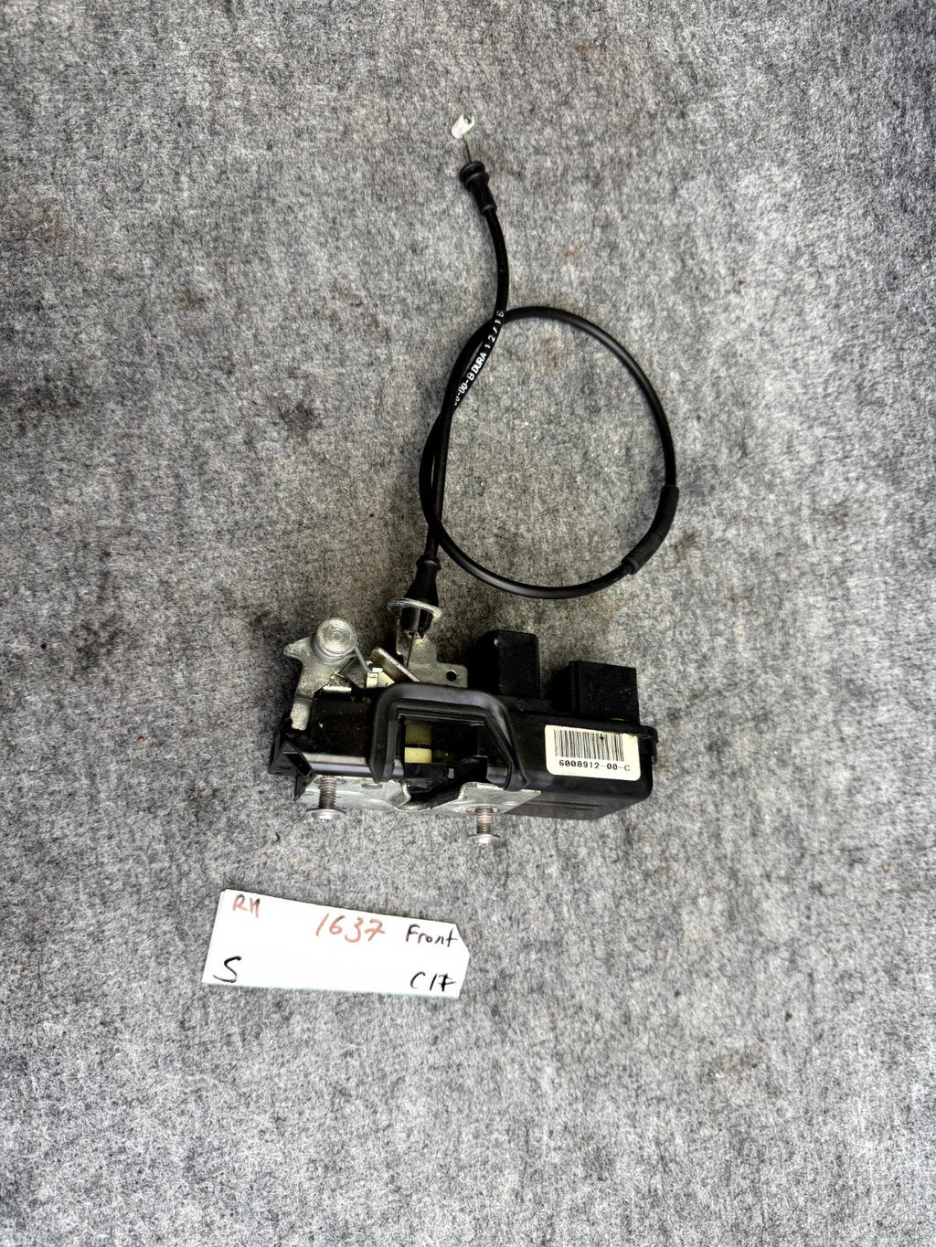 ♦️12-20 TESLA MODEL S FRONT RIGHT SIDE DOOR LOCK LATCH ACTUATOR OEM 6008912-00-C