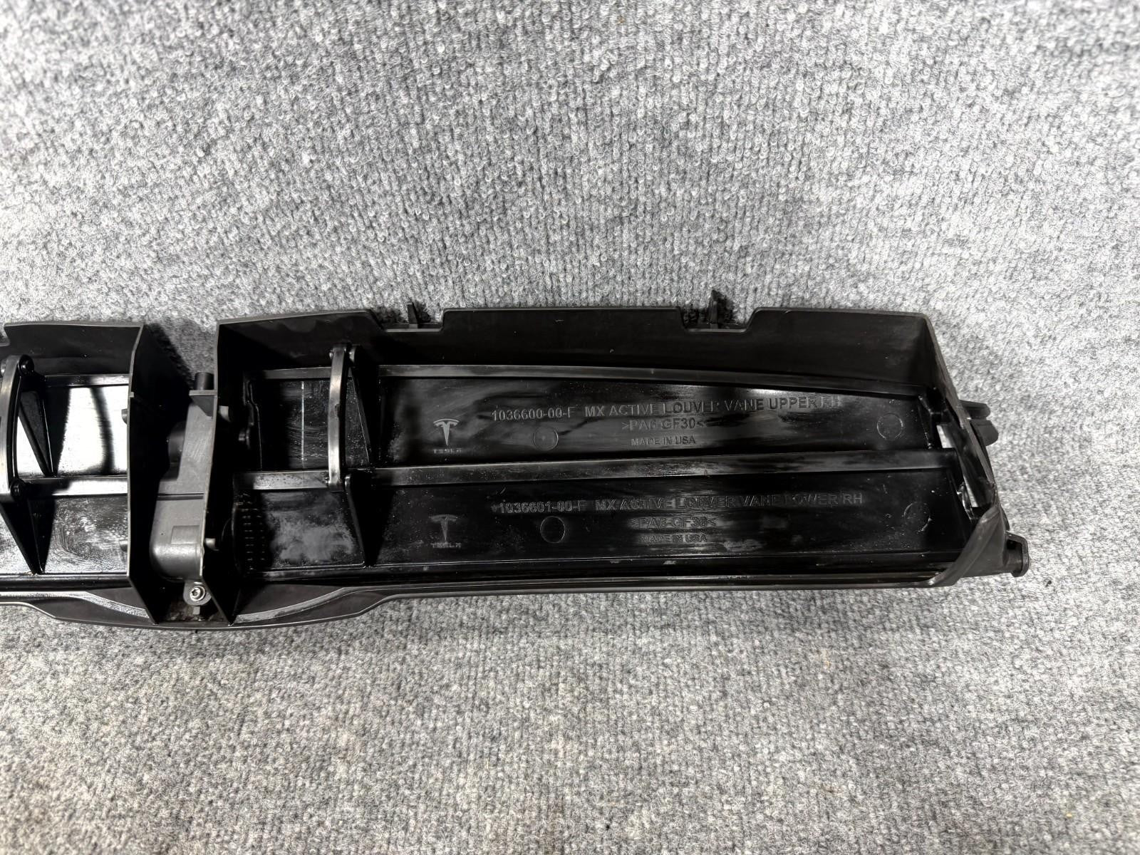 2016-2020 Tesla Model X Front Active Grille Shutter Louver OEM, 1034850-00-E