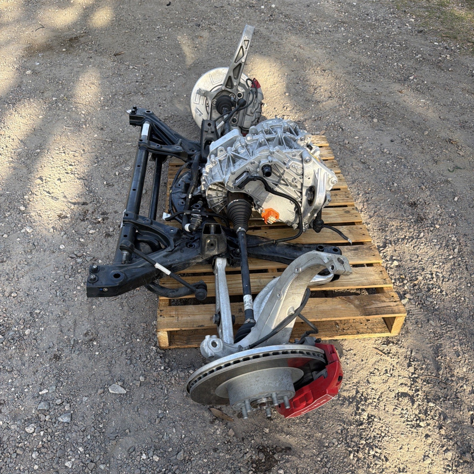 17-22 TESLA MODEL Y AWD FRONT SUSPENSION And ENGINE, SUBFRAME  COMPLETELY OEM