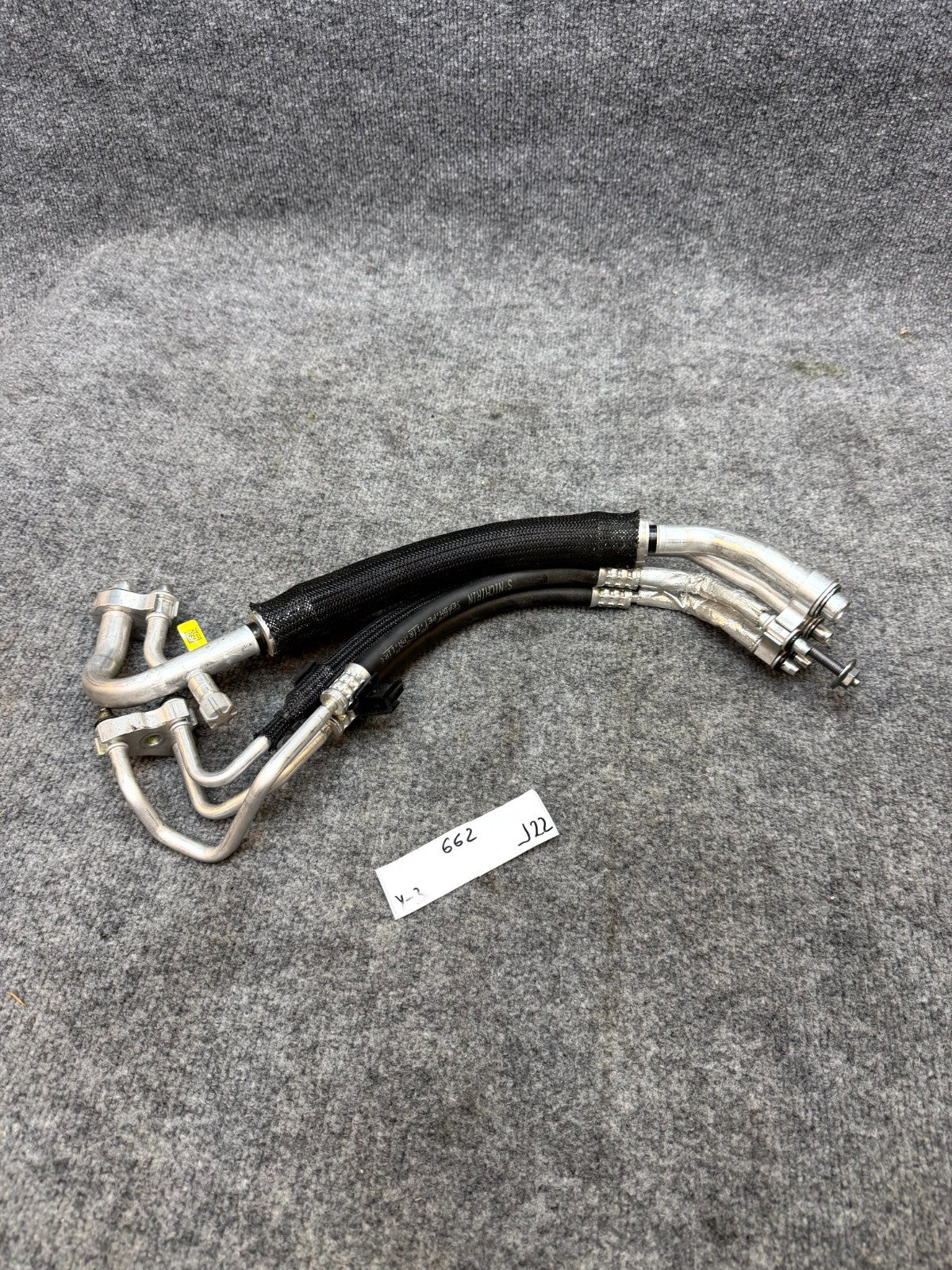 2020-2024 TESLA MODEL Y AC LINE SUPERMANIFOLD COMPRESSOR PIPE OEM, 1626700-00-E