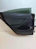 2017-2023 TESLA MODEL 3 REAR LEFT COMLETE DOOR ASSEMBLY
