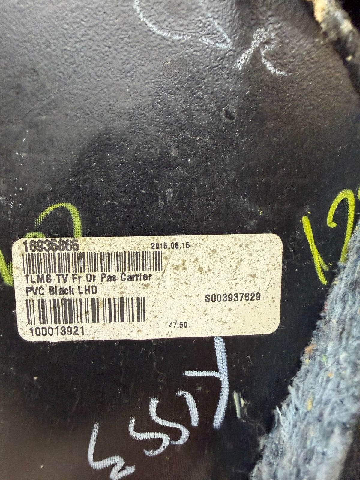 2012-2020 Tesla Model S Front RH Passenger Door Panel Trim 1007912-00-D