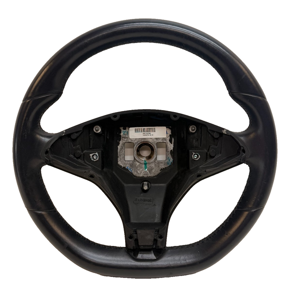 2012-2020 TESLA MODEL S LEATHER STEERING WHEEL ASSEMBLY 1005279-00-D