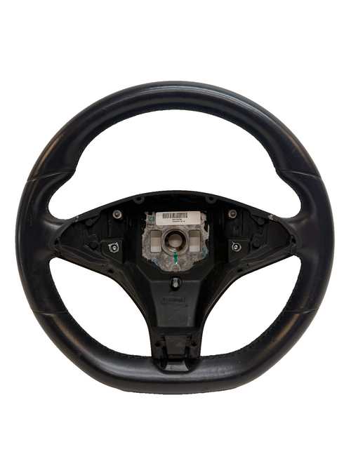 2012-2020 TESLA MODEL S LEATHER STEERING WHEEL ASSEMBLY 1005279-00-D