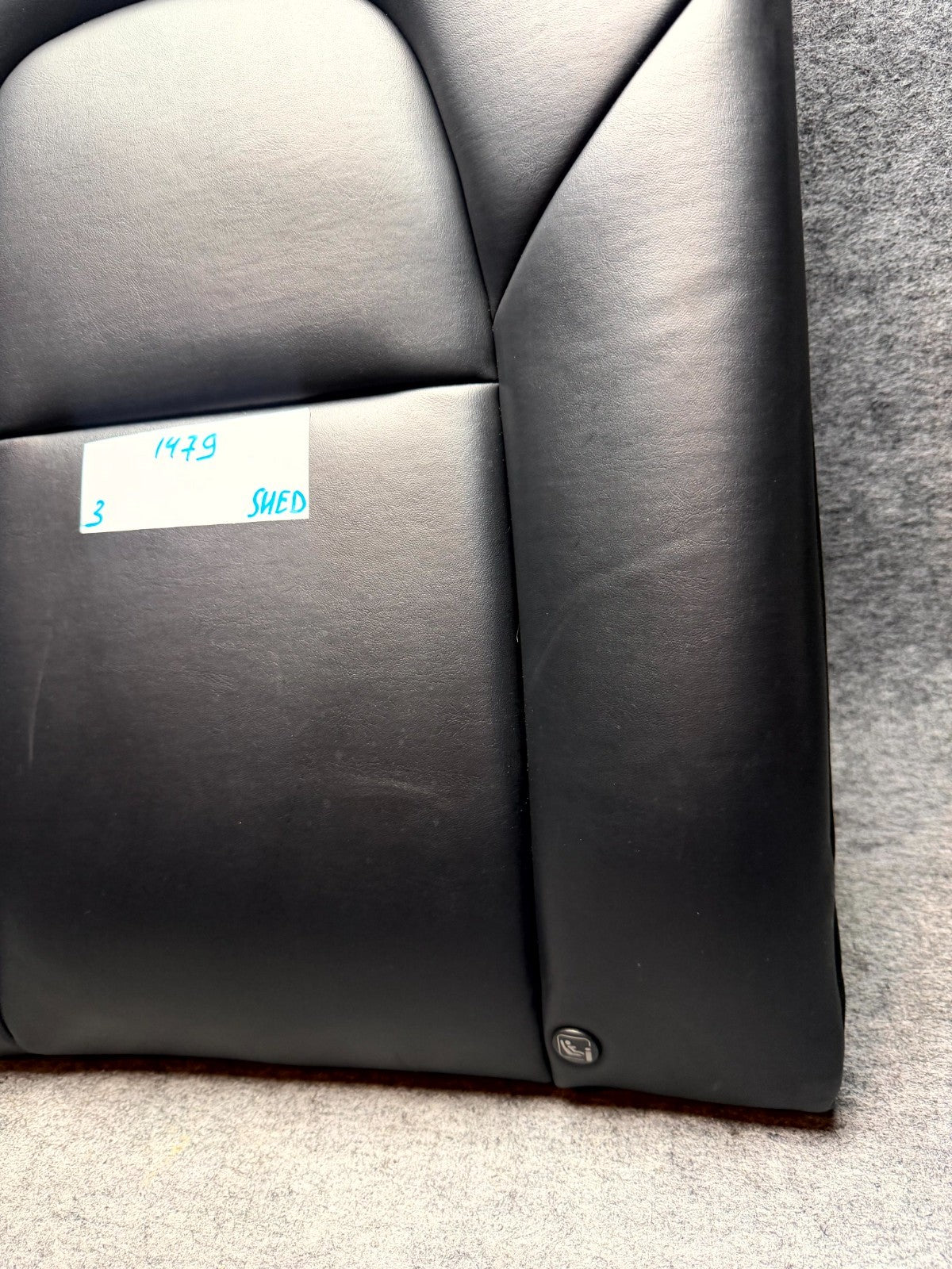 ♦️2017-2023 TESLA MODEL 3 REAR RIGHT UPPER BACK SEAT BLACK OEM, 1452806-98-A