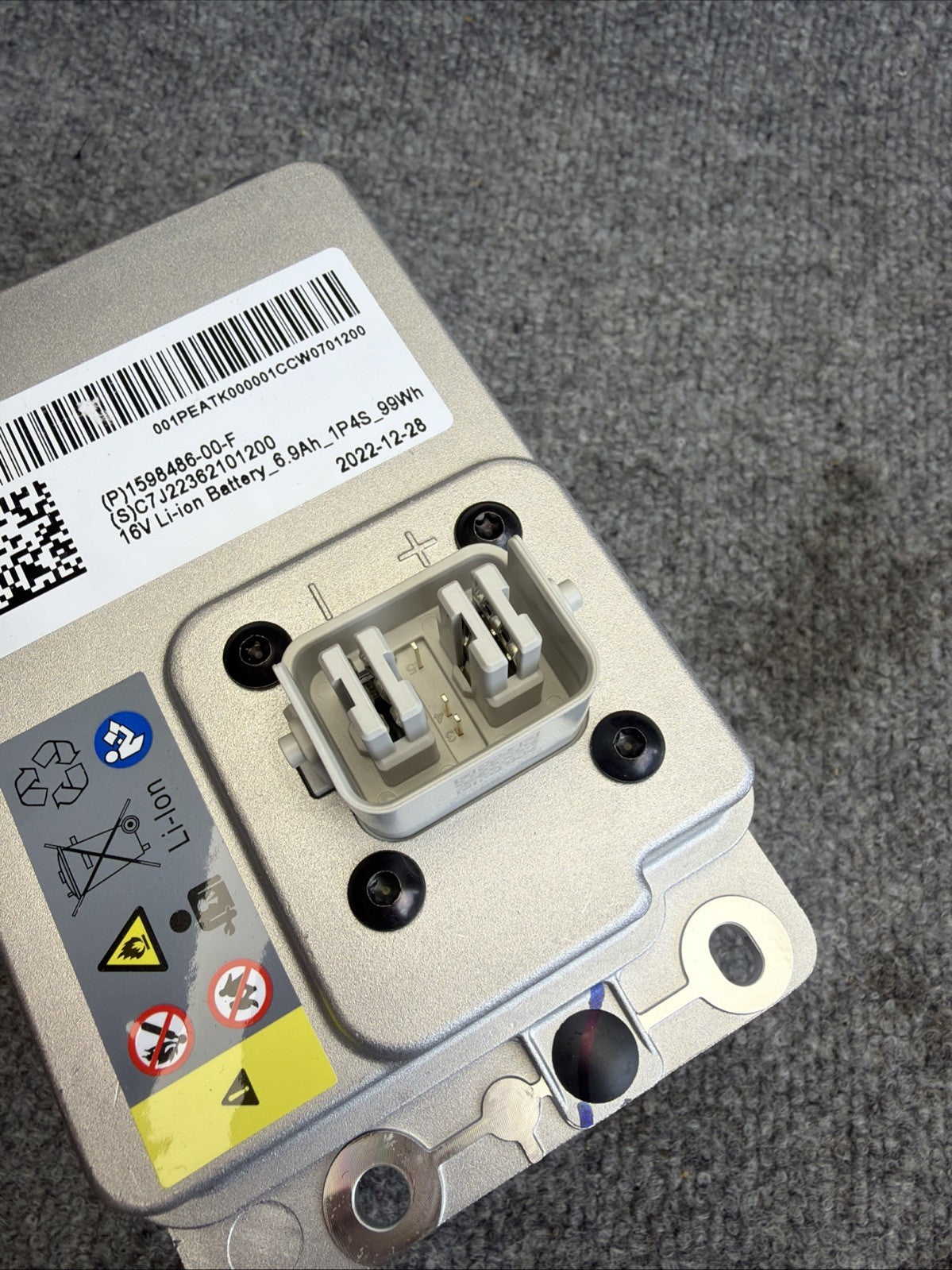 NEW OEM Tesla Model 3/Y/S/X 16V Li-Ion Battery 1598486-00-F