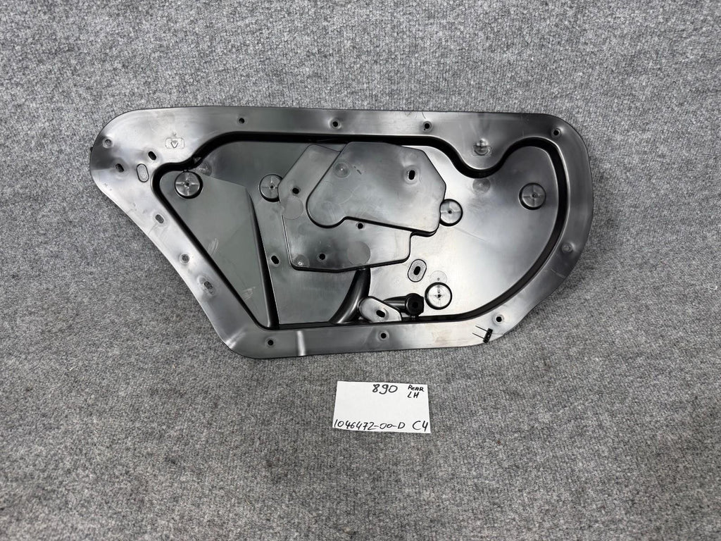 2016-2024 Tesla Model X Rear Left Falcon Door Window Regulator Carrier Panel OEM