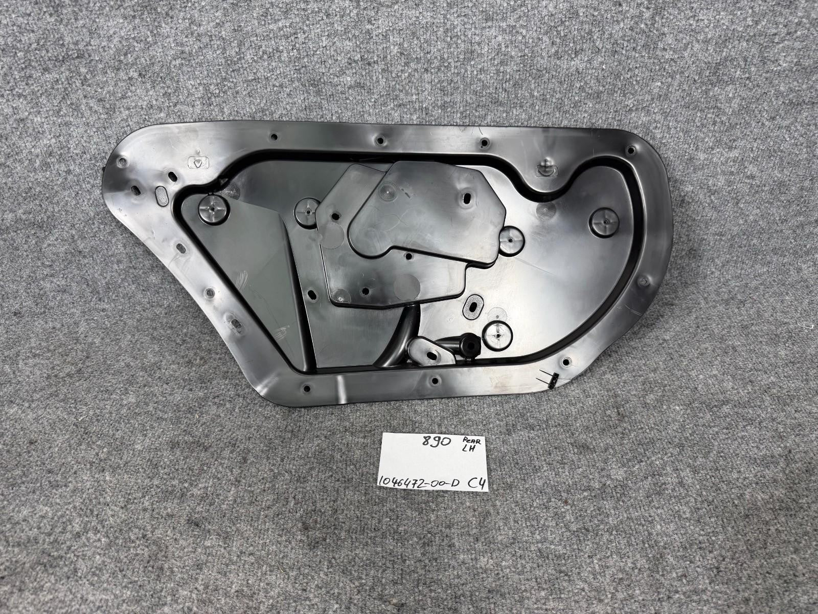 2016-2024 Tesla Model X Rear Left Falcon Door Window Regulator Carrier Panel OEM