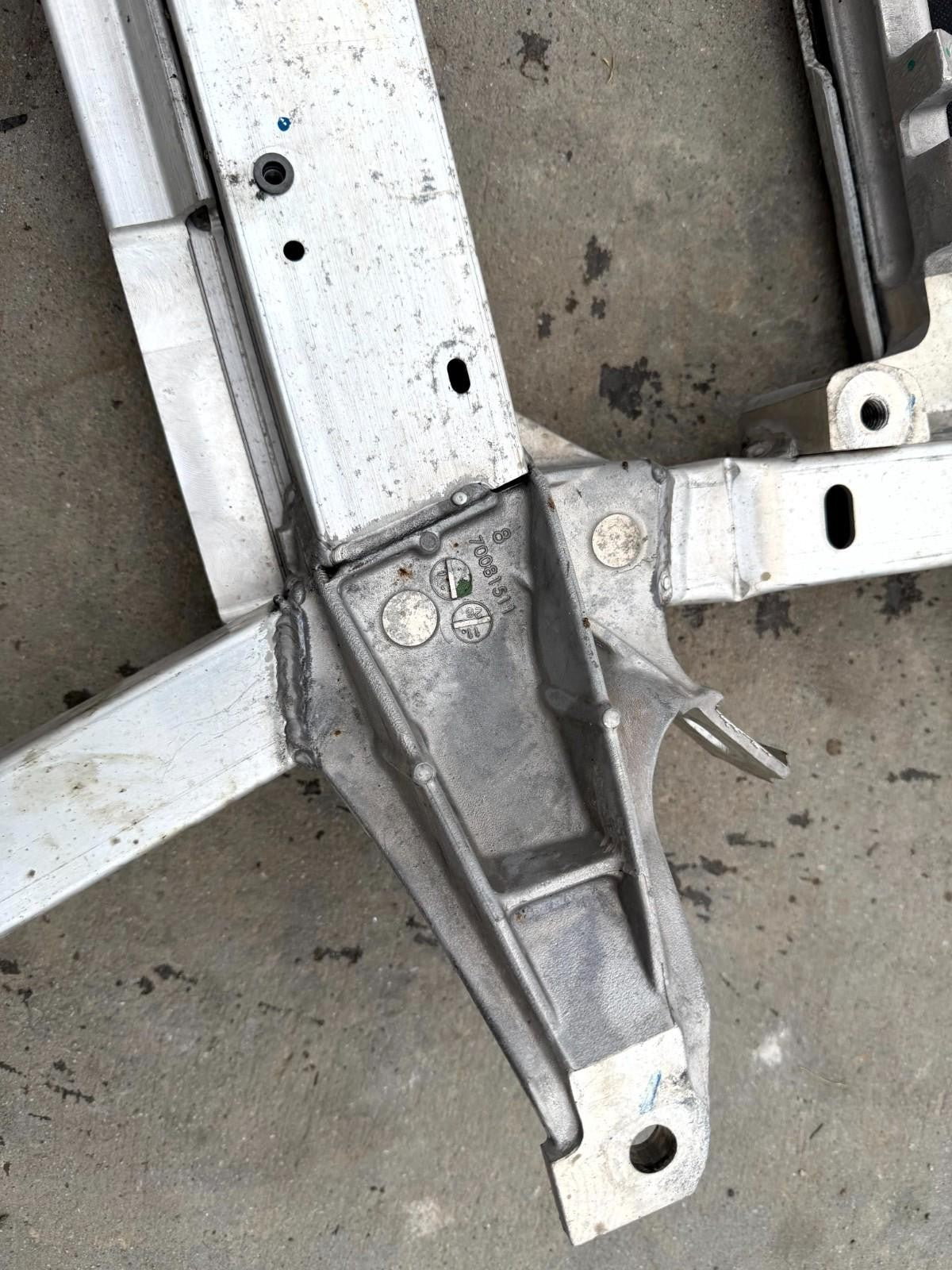 16-20 Tesla Model X Front Suspension Subframe Crossmember ASSY OEM, 1027516-00-E