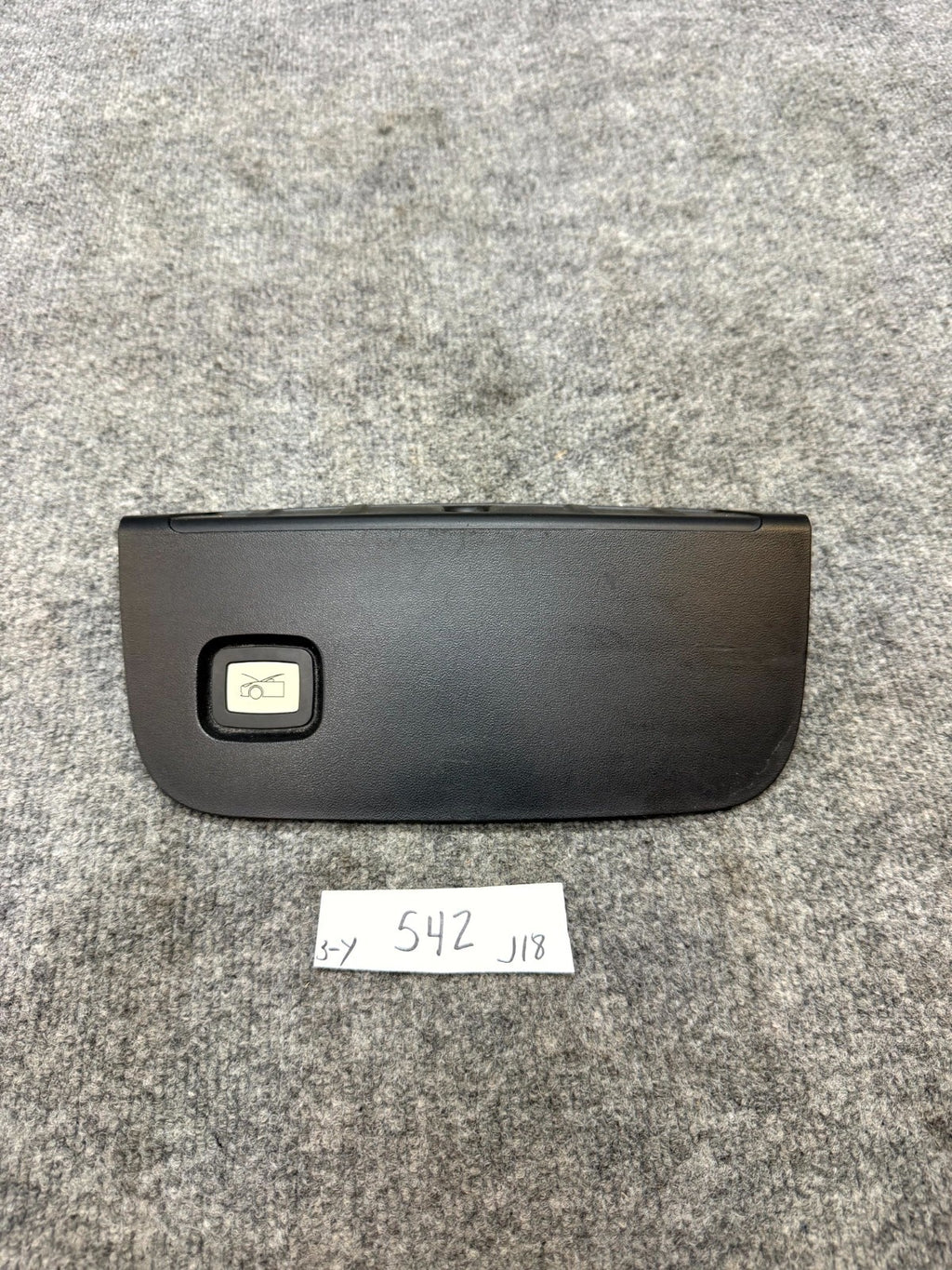 2020-2024 TESLA MODEL Y FRUNK CLOSE OUT PANEL HOOD LATCH COVER OEM, 1095858-00-D