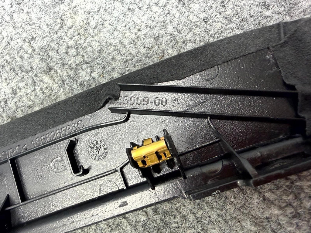 2016-2020 Tesla Model X Rear Left Side Door Molding Trim OEM, 1055059-00-A